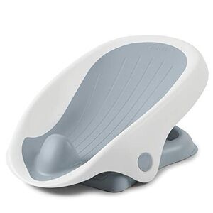 Infant Bath Seat in White and Gray